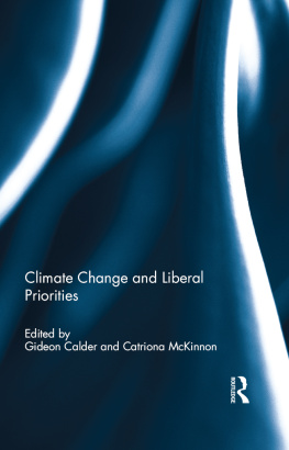 Gideon Calder Climate Change and Liberal Priorities