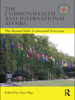 Alex May - The Commonwealth and International Affairs