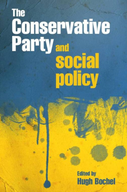 Hugh Bochel - The Conservative Party and Social Policy