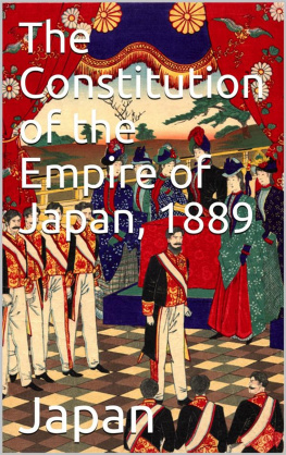Japan - The Constitution of the Empire of Japan, 1889