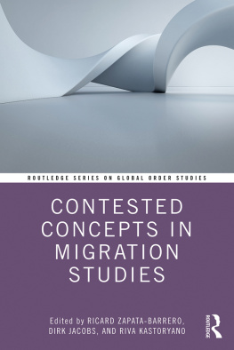 Ricard Zapata-Barrero - Contested Concepts in Migration Studies