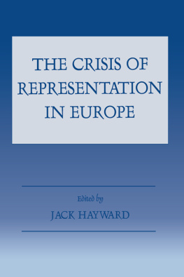 Jack Hayward - The Crisis of Representation in Europe