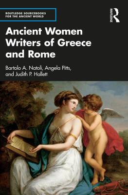 Bartolo A. Natoli - Ancient Women Writers of Greece and Rome