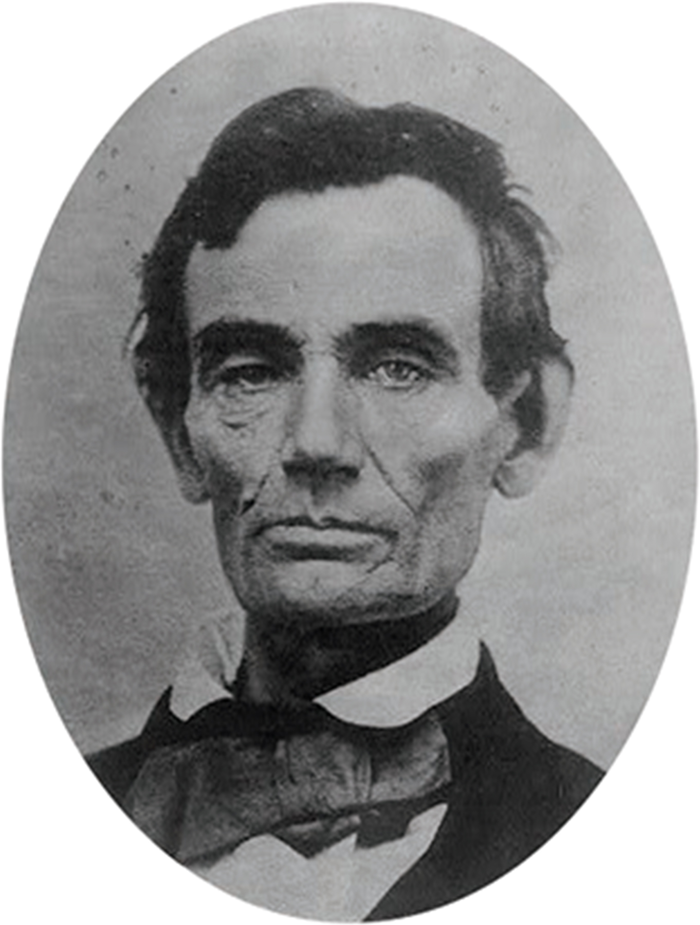 Abraham Lincoln in Illinois 1858 Abraham Lincoln head-and-shoulders portrait - photo 7