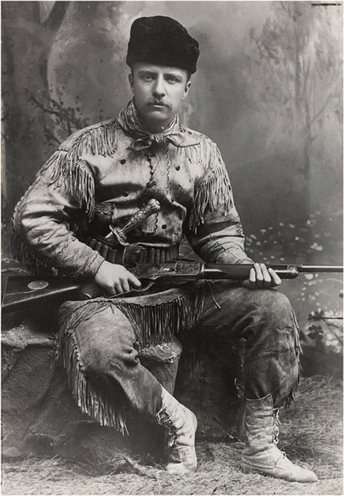 The damned cowboy in 1885 Theodore Roosevelt George Grantham Bain - photo 8