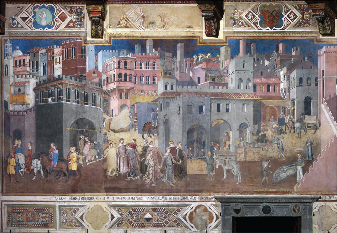 Ambrogio Lorenzetti The Allegory of Good Government Palazzo Pubblico Siena - photo 12