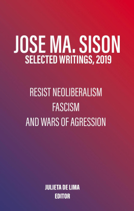 José Maria Sison Resist Neoliberalism, Fascism, and Wars of Agression