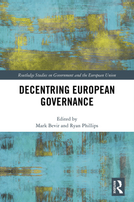 Mark Bevir - Decentring European Governance