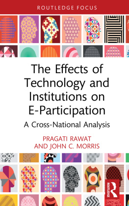 Pragati Rawat - The Effects of Technology and Institutions on E-Participation: A Cross-National Analysis