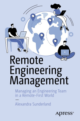 Alexandra Sunderland - Remote Engineering Management: Managing an Engineering Team in a Remote-First World