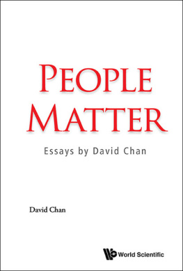 David Chan People Matter