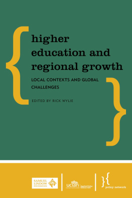 Rick Wylie - Higher Education and Regional Growth: Local Contexts and Global Challenges