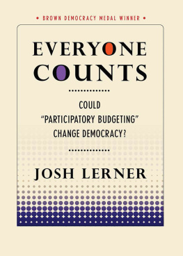 Josh Lerner - Everyone Counts: Could Participatory Budgeting Change Democracy?
