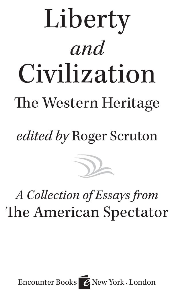 Liberty and Civilization The Western Heritage - image 1
