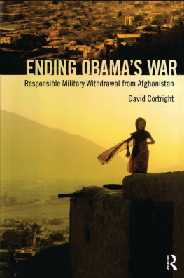 David Cortright - Ending Obamas War: Responsible Military Withdrawal From Afghanistan