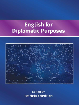 Patricia Friedrich - English for Diplomatic Purposes