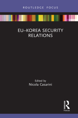 Nicola Casarini - EU-Korea Security Relations