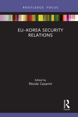 Nicola Casarini EU-Korea Security Relations