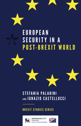 Stefania Paladini European Security in a Post-Brexit World