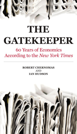 Robert Chernomas Gatekeeper: 60 Years of Economics According to the New York Times