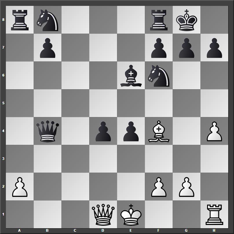 If 22Bd2 Qb5 and Black is way ahead in material 22Kf1 Rxa2 23Be5 - photo 4