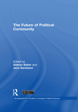 Gideon Baker The Future of Political Community