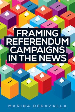 Marina Dekavalla Framing Referendum Campaigns in the News