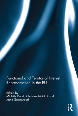 Michele Knodt Functional and Territorial Interest Representation in the EU