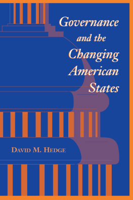 David Hedge - Governance and the Changing American States