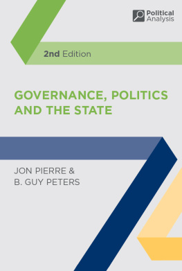 Jon Pierre - Governance, Politics and the State
