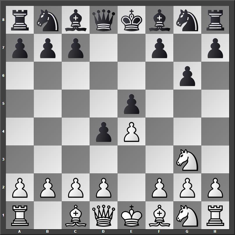 Blacks g6 pawn prevents Nh5 or Nf5 and may allow Bg7 5Nf3 Bd6 6Bc4 h6 - photo 12