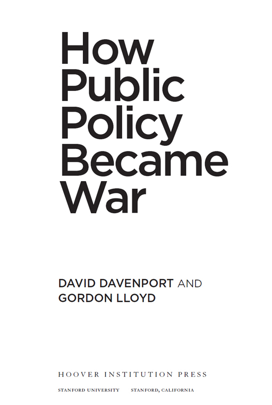 How Public Policy Became War - image 2