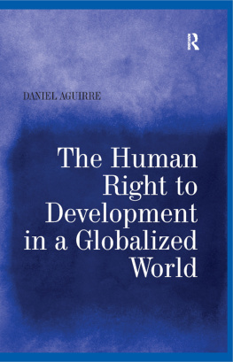 Daniel Aguirre Oteiza - The Human Right to Development in a Globalized World