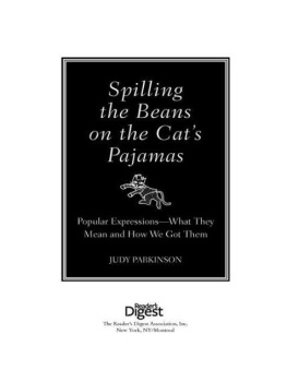 Judy Parkinson - Spilling the Beans on the Cats Pajamas