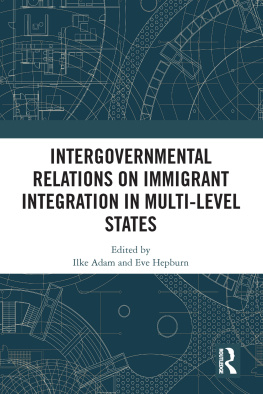 Taylor Intergovernmental Relations on Immigrant Integration in Multi-Level States