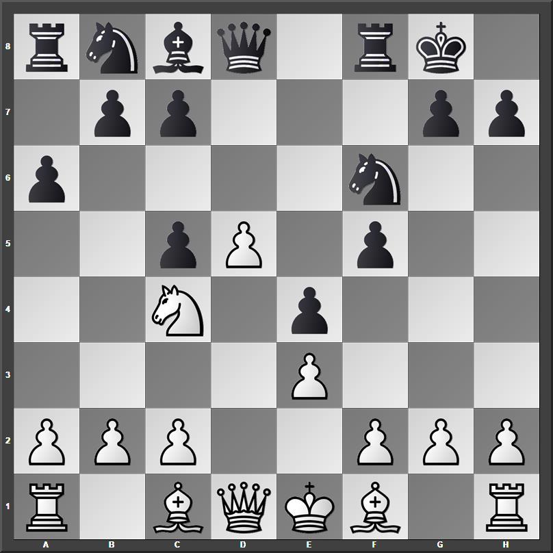 10Na5 Nxd5 11Bc4 c6 12Bd2 b5 13Be2 c4 The knight on a5 is trapped - photo 3