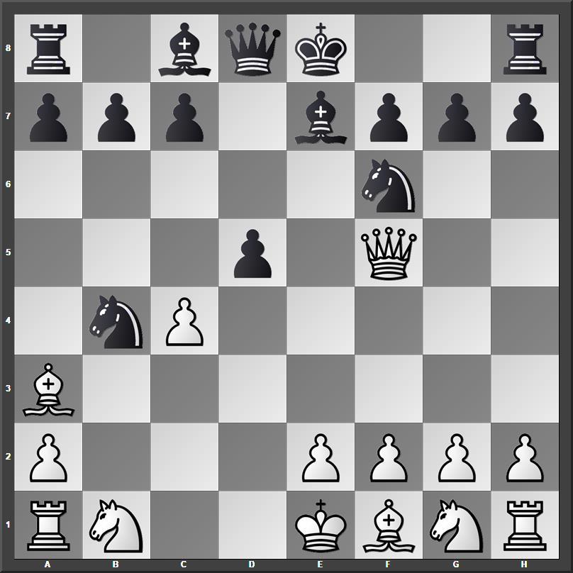 8Qe5 Nc2 White loses material to a knight fork check 9Kd1 Nxa1 Even - photo 6