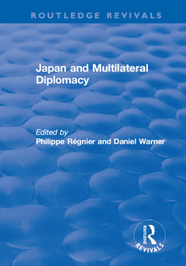 Philippe Regnier - Japan and Multilateral Diplomacy