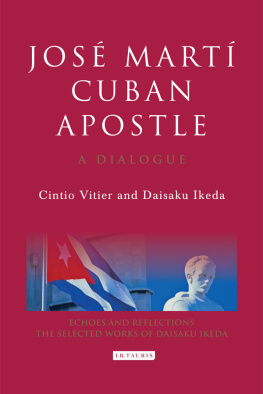 Cintio Vitier - José Martí, Cuban Apostle: A Dialogue