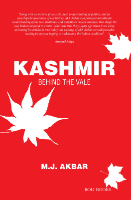 M. J. Akbar - Kashmir -Behind the Vale