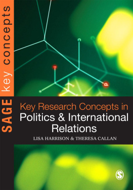 Lisa Harrison - Key Research Concepts in Politics and International Relations