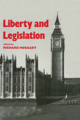 Richard Hoggart - Liberty and Legislation