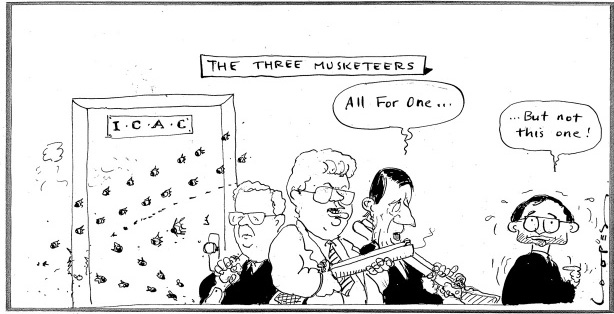 The Three Musketeers courtesy Jenny Coopes NSW ALP Kids TV courtesy Mark - photo 1