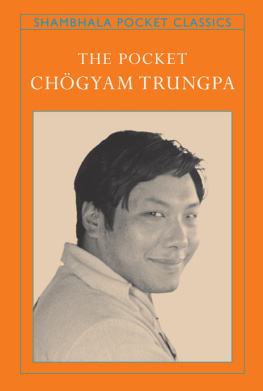 Chogyam Trungpa The Pocket Chogyam Trungpa