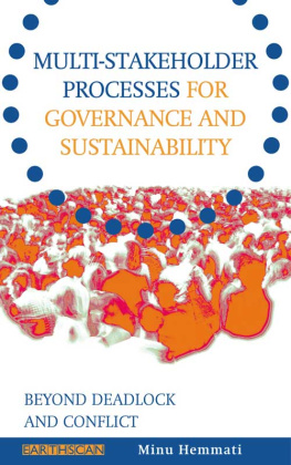 Minu Hemmati - Multi-Stakeholder Processes for Governance and Sustainability: Beyond Deadlock and Conflict