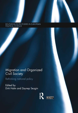 Dirk Halm - Migration and Organized Civil Society: Rethinking National Policy