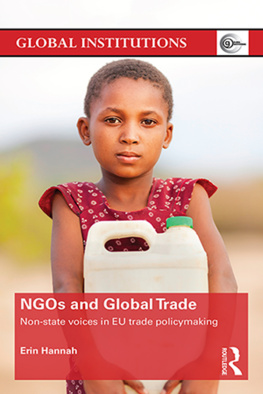 Erin Hannah - NGOs and Global Trade: Non-State Voices in EU Trade Policymaking