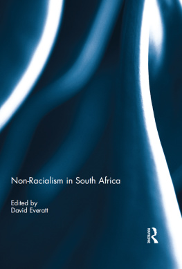 David Everatt Non-Racialism in South Africa