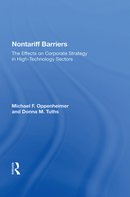 Robert B. Cohen - Nontariff Barriers To High-technology Trade