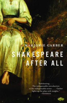 Marjorie Garber Shakespeare After All